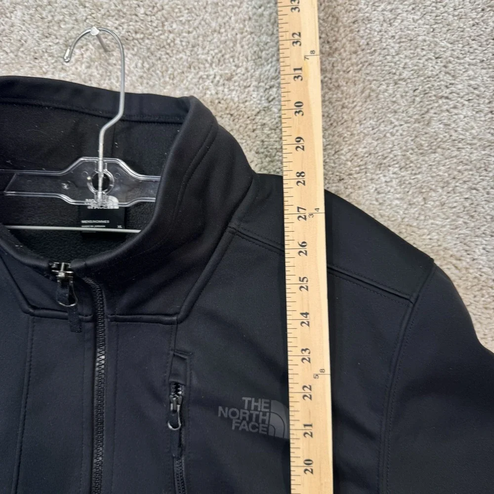 The North Face Jacket Mens XL WindWall Softshell Black Full Zip EUC